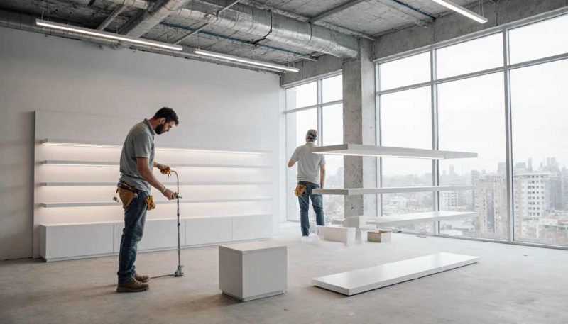 fit-out negozio retail project management